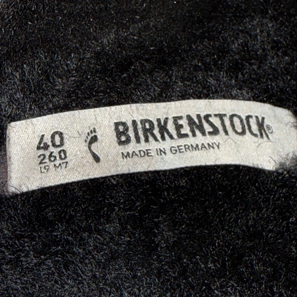 BIRKENSTOCK ARIZONA SHEARLING DESERT DUST BLACK - Picture 8 of 10
